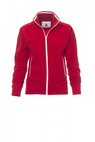 Dámská mikina Payper MELBOURNE Barva: Červená/ Bílá, Velikost: L (000015000103006L)