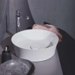 IDEAL STANDARD - Ipalyss Umyvadlo na desku, průměr 40 cm, bez přepadu, bílá E139801