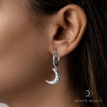 Royal Fashion stříbrné náušnice GU-DR23083E-SILVER-MOONSTONE-TOPAZ
