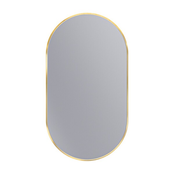 Erga Oval, oválné zrcadlo 50x90cm, zlatý rám, ERG-V01-OVAL-5090-GD