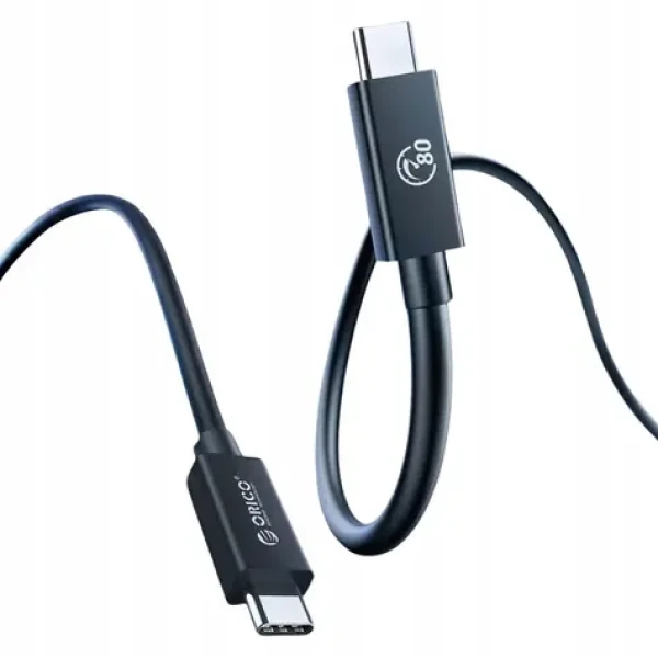 Orico TBZ5-20-BK Thunderbolt5 kabel USB-C na USB-C černá 2m