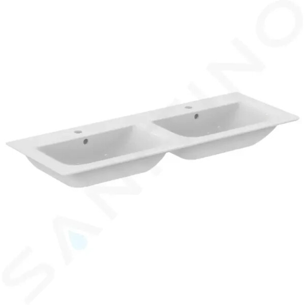 IDEAL STANDARD - Connect Air Dvojumyvadlo, 1240x460 mm, s přepadem, s Ideal Plus, bílá E0273MA