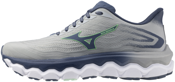 Mizuno Wave Horizon 8 pearl blue vintage indigo neo mint - Běžecké boty Mizuno WAVE HORIZON 8 J1GC252601 Velikost obuvi v EU: 42
