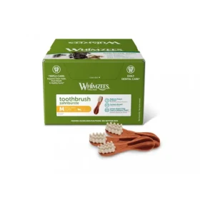 Whimzees zubní kartáček M 75x30g / Dentální pamlsky pro psy (8718627753088)