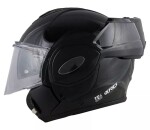 Překlápěcí helma Xrc Fronter black glossy - XL / černá