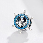 Elenys stříbrný přívěsek Námořní kormidlo
