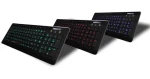 AMEI AM-K3001R černá / Drátová klávesnice / CZ layout / USB / Podsvícená / Multimediální klávesy (AMEI AM-K3001R)
