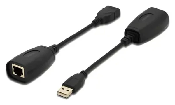 DIGITUS USB Extender / Prodlužovač signálu / USB 1.1 / UTP Cat5-Cat6 / až 45 m (DA-70139-2)