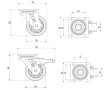 Tente kolečko 50 Top :: TČ bez brzdy (406079)