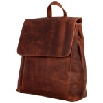 Kožený batůžek Dafne, hnědá