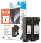 Peach 15 alternativní cartridge / HP DJ 810C, 840C / 2x44 ml Twinpack / Černá (313026)