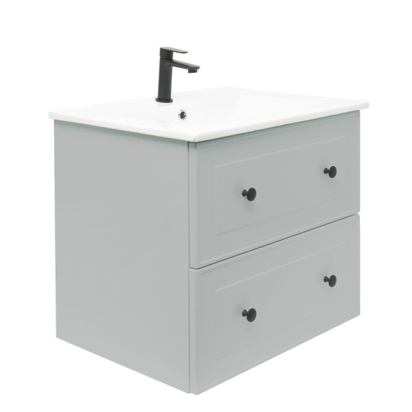 Koupelnová skříňka s umyvadlem Naturel Forli 60x53x46 cm šedá mat FORLI60GMU FORLI60GMU