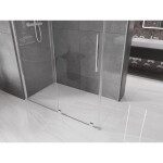 MEXEN/S - Velar sprchový kout 150 x 80, transparent, chrom 871-150-080-01-01