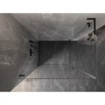 MEXEN/S - Lunar-B L sprchový kout dveře křídlové levá 95 x 70, transparent, černá 832L-095-070-70-00-L