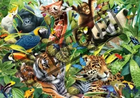 SCHMIDT Puzzle Barevný svět zvířat