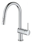 GROHE - MintaTouch Elektronická dřezová baterie s výsuvnou sprškou, chrom 31358002