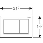 GEBERIT Omega30 Ovládací tlačítko 115.080.KH.1