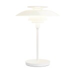 Louis Poulsen Přenosná lampa PH 80 Portable White, bílá barva, sklo, kov