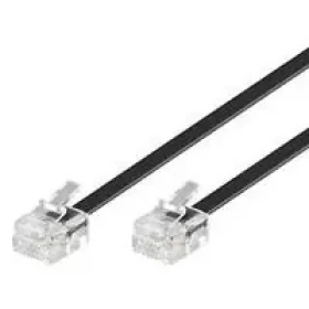 MicroConnect Modulární kabel RJ11 (M) - RJ11 (M) 3m černá (MPK187)