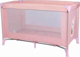 FreeON Postýlka cestovní Love Králíček růžová / 0 - 3 let / do 14 kg (149003)