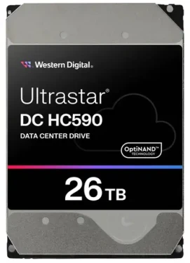 WD Ultrastar DC HC590 26TB / HDD / 3.5" / SATA 6Gbs / 7200RPM / 512MB cashe (0F65672)