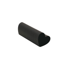 Eulenschnitt Guma na gumování Heart Black, černá barva, plast