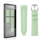Aligator Řemínek silikonový 18mm / pistáciový (18AW0003)