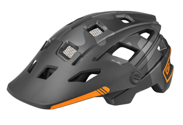 Cyklistická přilba na kolo SHIFTY, černá/šedá mat, velikost L/XL (technologie In-mold)