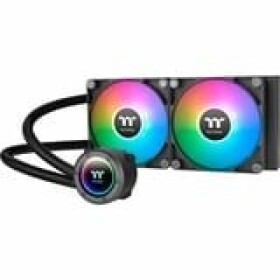 THERMALTAKE TH240 V2 ARGB černá / AIO vodní chladič CPU / 2x 120 mm / 2000 RPM @ 25.8 dB / 57.05 CFM (CL-W361-PL12SW-A)