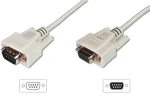 Digitus šedá / Sériový prodlužovací kabel / DB9 M/F / 10 m / lisovaný (AK-610203-100-E)