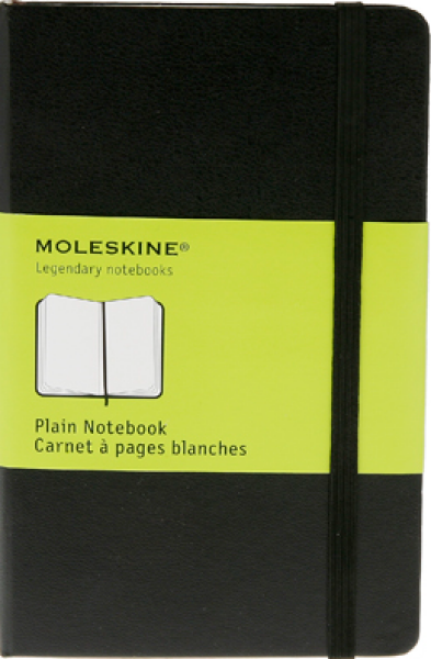 Moleskine Zápisník černý S, čistý, tvrdý