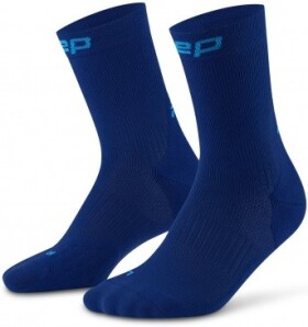 CEP dámské běžecké kompresní vysoké ponožky 5.0 - dark blue Velikost: III (Vel. chodidla 37-40)