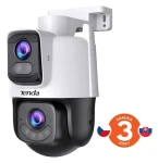 Tenda RH9-WCA bílá / Venkovní otočná IP kamera / Dual Lens 2x 3 MP / Wi-Fi 6 / mikrofon repro / IR / IP65 (75012014)