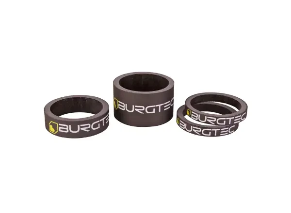Burgtec Carbon Stem Spacers sada podložek pod představec (5mm x2, 10mm , 20mm)