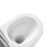 INVENA - WC mísa závěsná, Korfu kulatá, s prkénkem soft-close CE-95-001-L