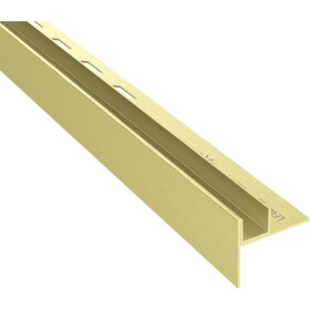 MEXEN - Line-B spádová lišta pro sklo 180 cm levá, zlato szczotka 185504180L