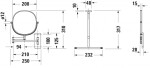 DURAVIT - D-Code Kosmetické zrcátko, chrom 0099121000