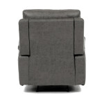 Polohovací křeslo, šedá, látka vintage, TV-4092 GREY3
