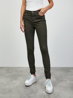 Khaki dámské slim fit kalhoty ZOOT Baseline Anna