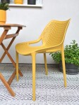 ROJA Křeslo BILROS - hořčicově žlutá