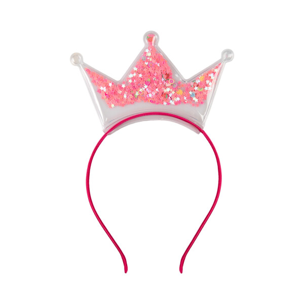 Čelenka s korunkou růžová - Albi