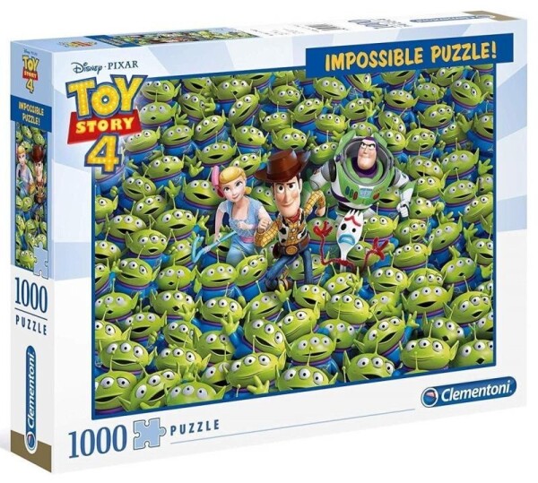 Clementoni Puzzle Impossible - Toy Story 4 ( 1000 dílků ) - Clementoni