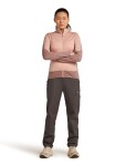 ICEBREAKER Wmns 300 RealFleece Descender LS Zip, Summit/Blush/Cb (vzorek) velikost: S