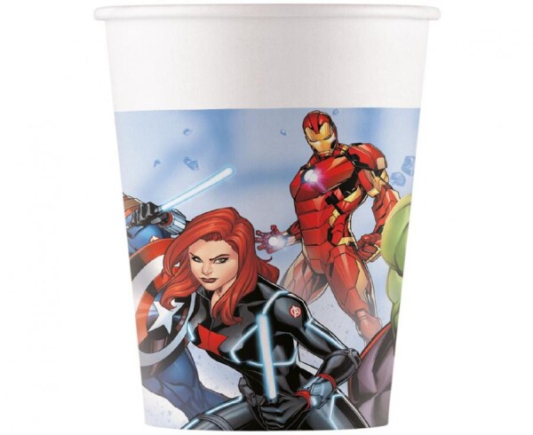 Avengers kelímky papírové 8 ks 200 ml Avengers kelímky papírové 8 ks 200 ml