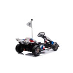 Mamido Dětská elektrická motokára BMW Gokart s funkcí driftu bílá