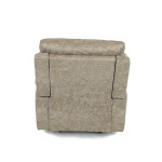 TV a relaxační křeslo s elektrickým ovládáním, potah lanýžová látka v dekoru vintage, 1 motor 240V