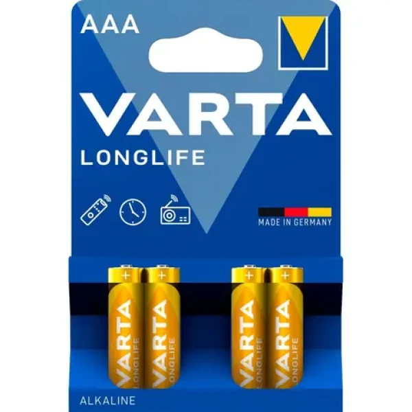 Varta Longlife Baterie AAA 200ks / 1.5V / alkalická / v boxu (494529)