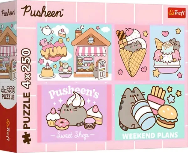 TREFL Puzzle Pusheen: Seznamte se s Pusheen