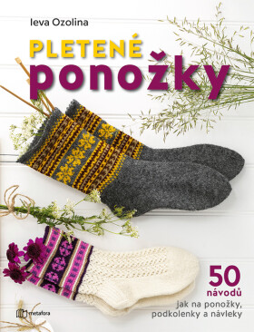 Pletené ponožky ponožky Ieva Ozolina