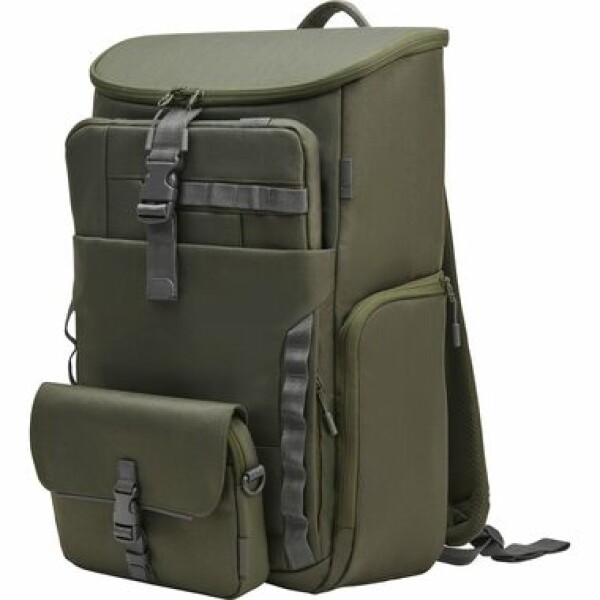 HP Modular Laptop Backpack 15.6" šedá-zelená / Modulární batoh na notebook 15.6" / 27L / polyester / RFID (9J4C1AA#000)